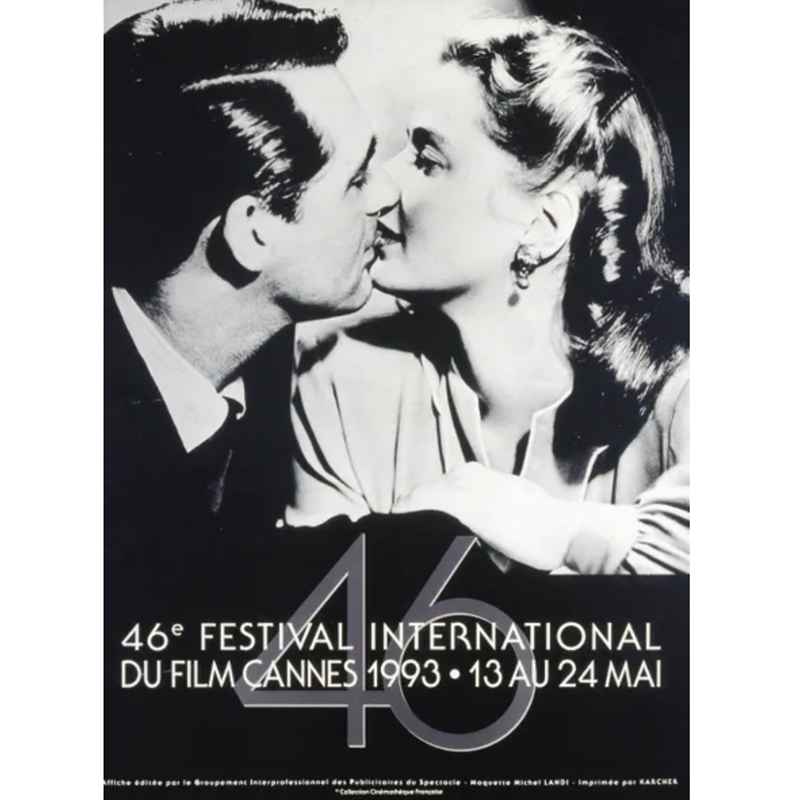 Affiche miniature du 46ème Festival du Film de Cannes de 1993 - Thumbnail poster of the 46th Cannes Film Festival in 1993 Affiche miniature du 46ème Festival du Film de Cannes de 1993 - Thumbnail poster of the 46th Cannes Film Festival in 1993