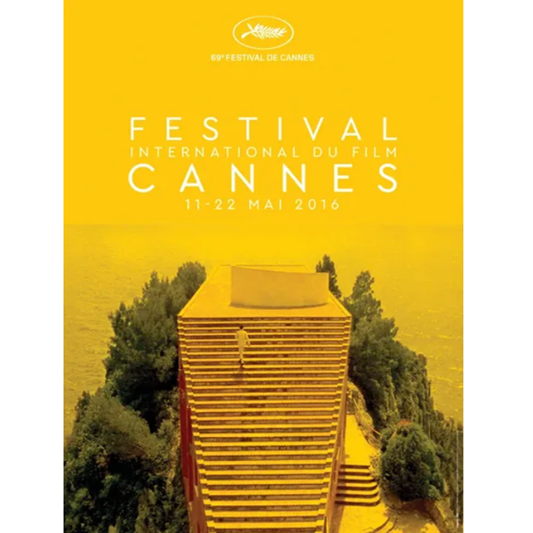 Affiche du 69ème Festival International du Film de Cannes de 2016 - Poster of the 69th Cannes International Film Festival in 2016