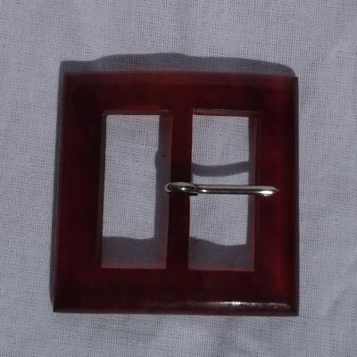 Boucle de ceinture en bakélite des années 1940-1950 - Bakelite belt buckle from the 1940s-1950s