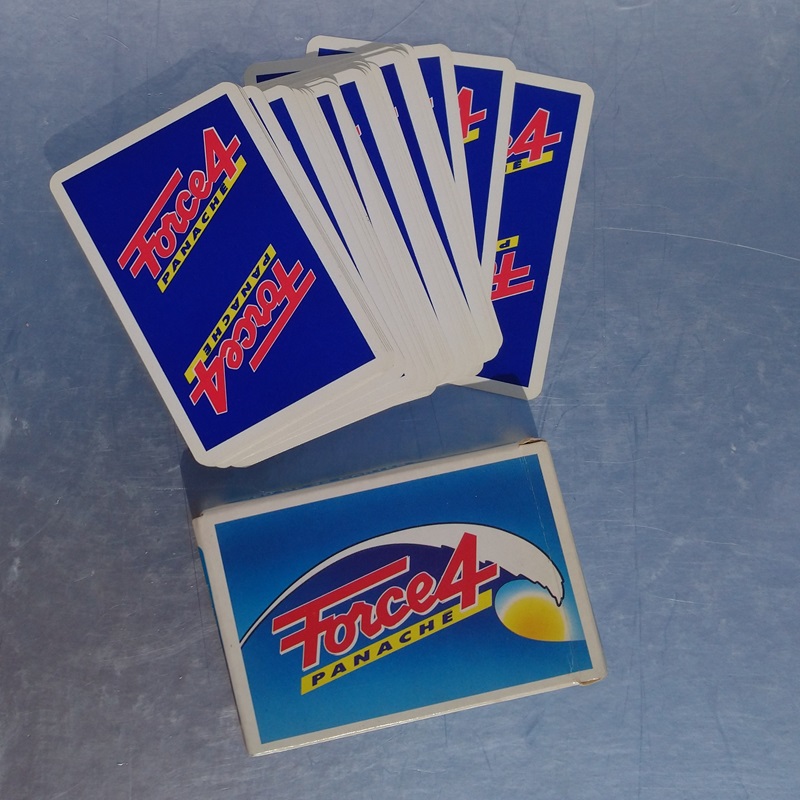 Jeu de cartes à jouer publicitaires Force4 Héron S.A. en France - Advertising playing cards game Force4 Héron S.A. in France