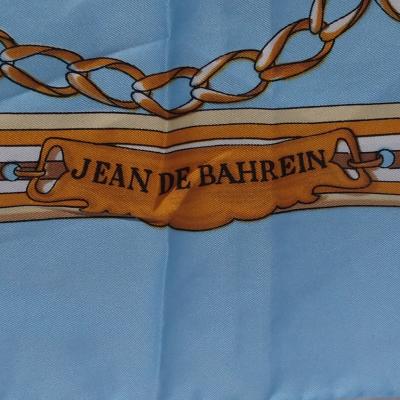 Foulard Français Jean de Barhein des années 80 motif chevaux - French scarf Jean de Barhein from the 80s with horse pattern Foulard Français Jean de Barhein des années 80 motif chevaux - French scarf Jean de Barhein from the 80s with horse pattern