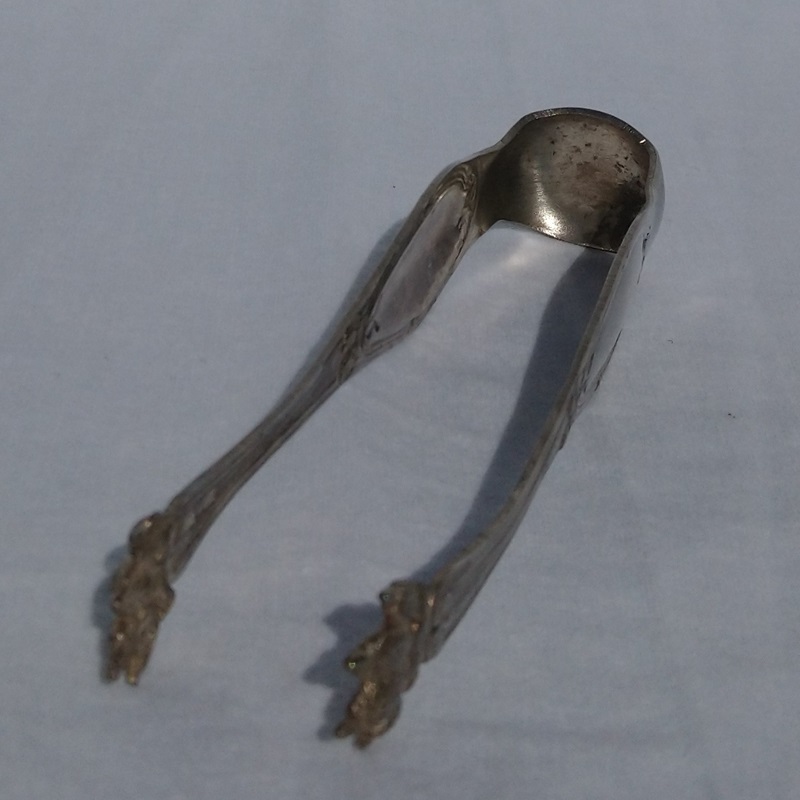 Pince à sucre d'époque Napoléon III France - Sugar tongs from the Napoleonic III era France Pince à sucre d'époque Napoléon III France - Sugar tongs from the Napoleonic III era France