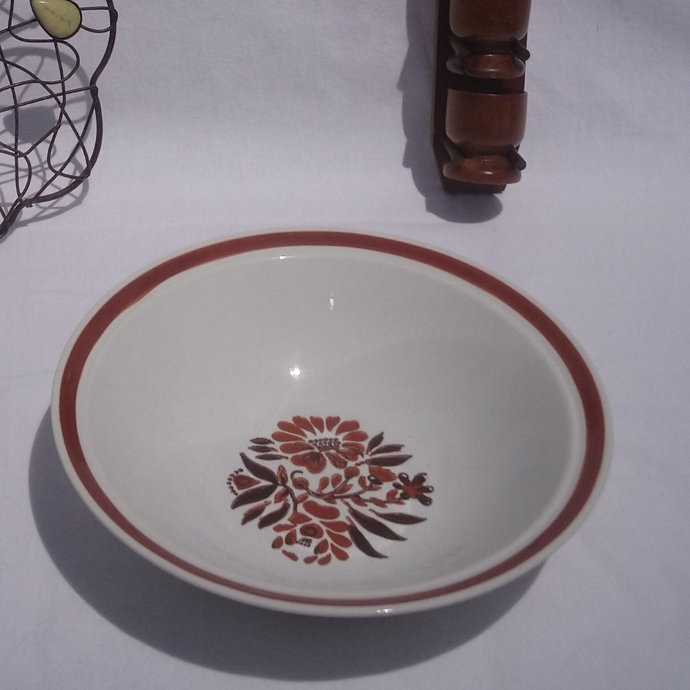 Plat de table en faïence des années 70 - 70s ceramic table plate