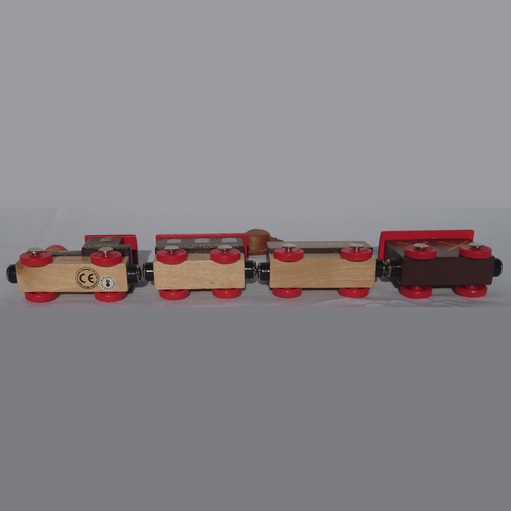 Train Janod Santa Fe jouet en bois vintage - Janod Santa Fe vintage wooden toy train Train Janod Santa Fe jouet en bois vintage - Janod Santa Fe vintage wooden toy train